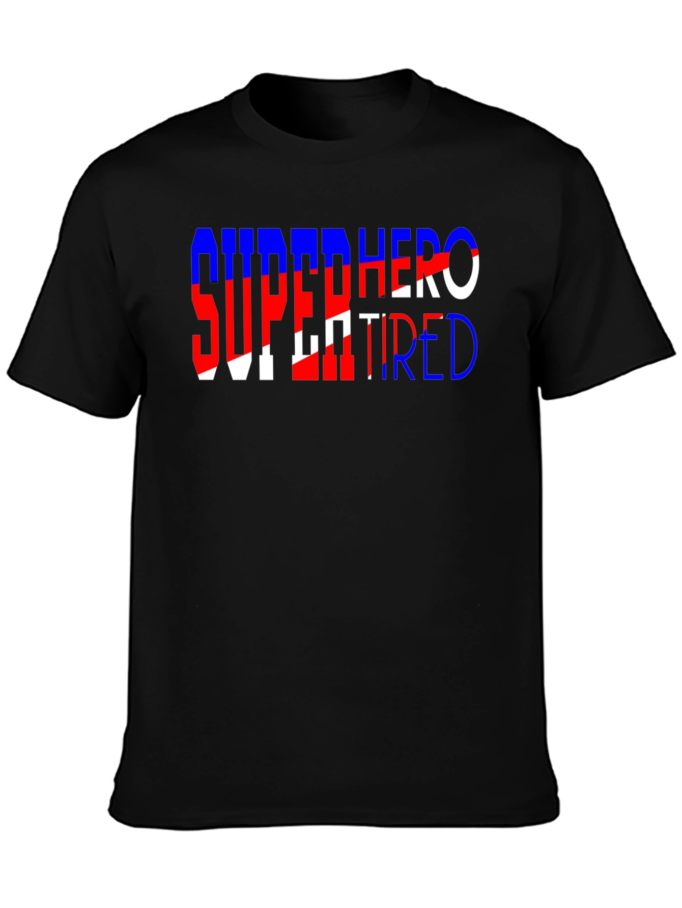 Superhero Retired Graphic Tee - Black