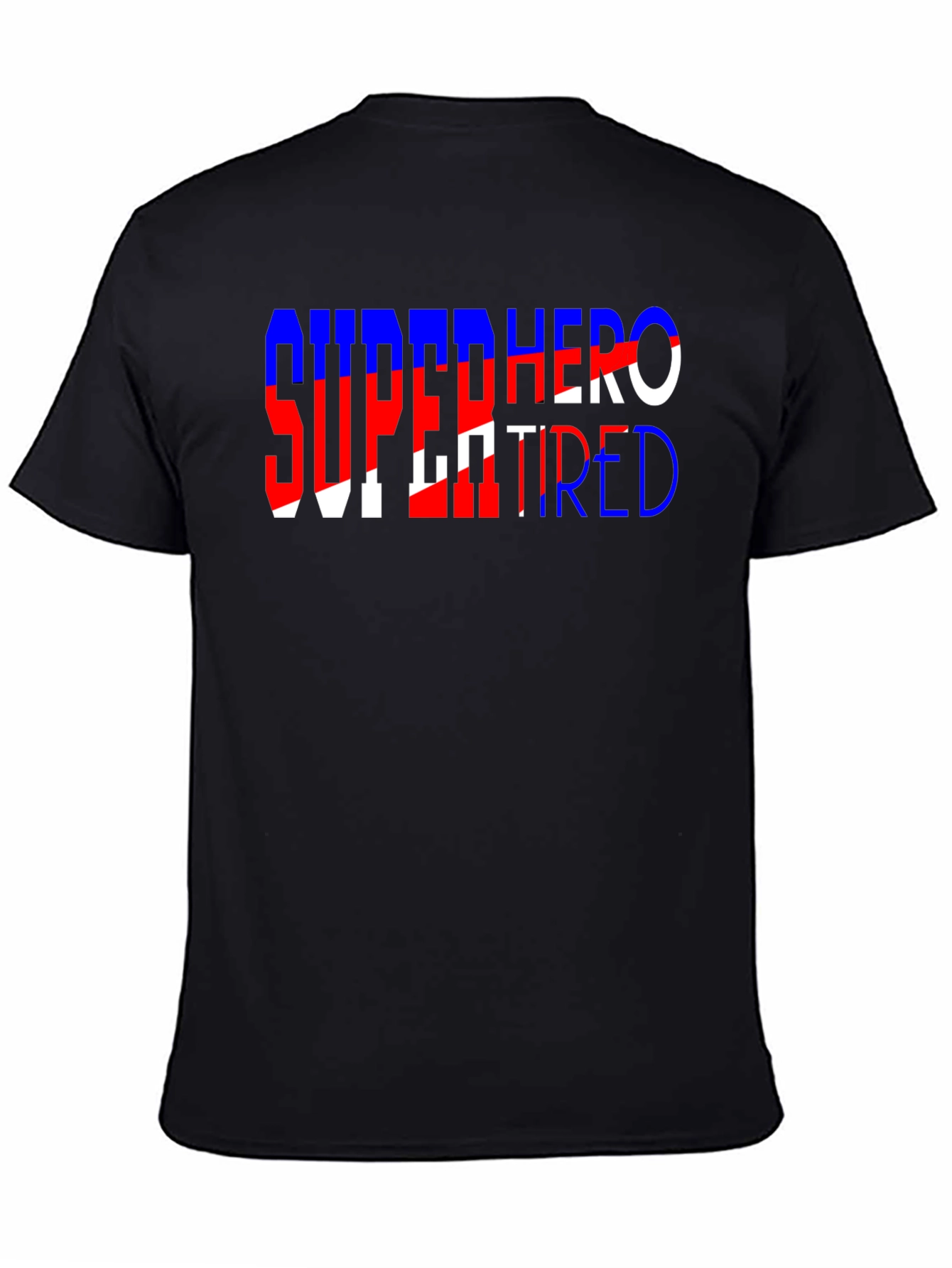 Superhero Retired Graphic Tee - Black