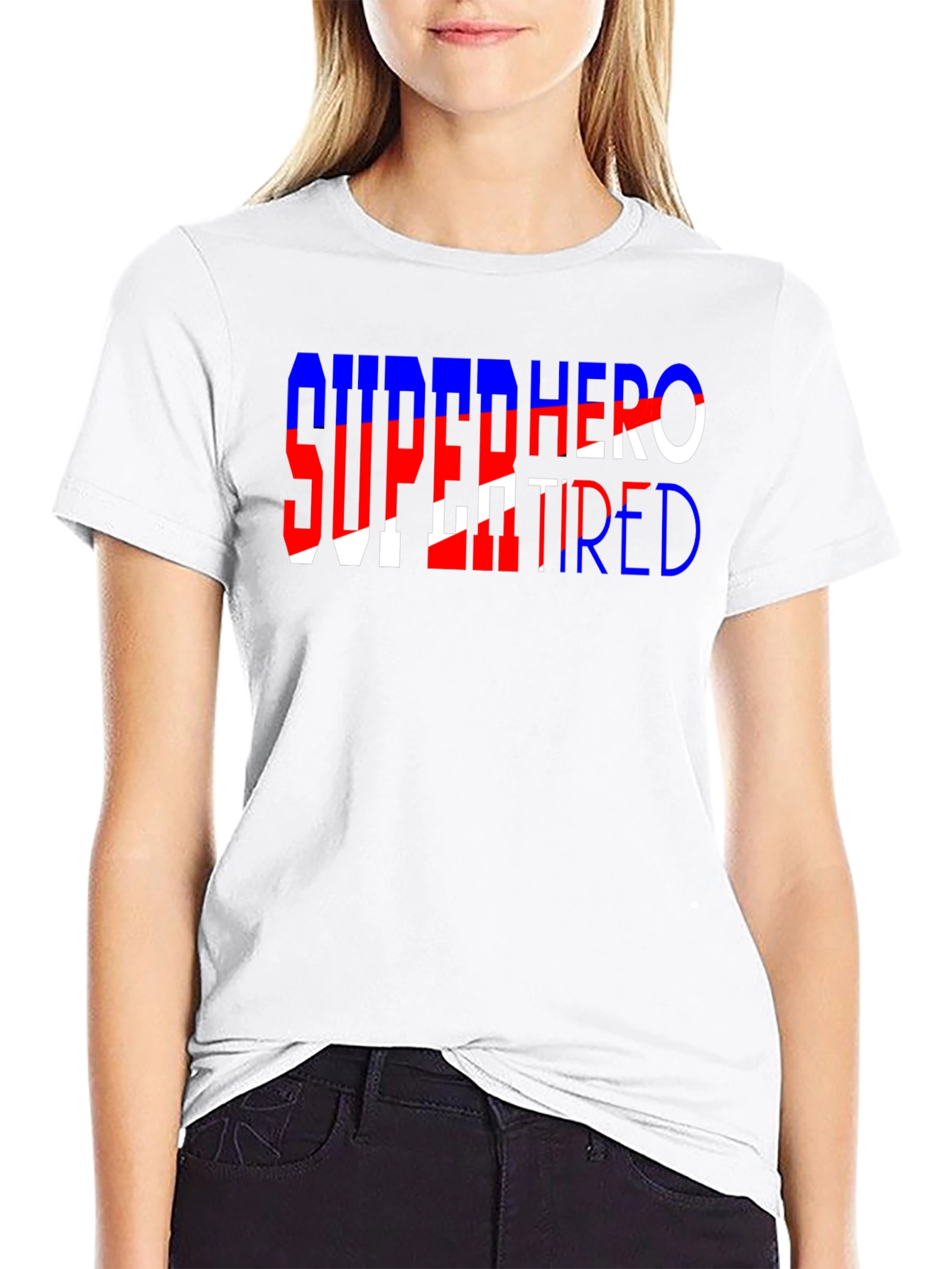 Superhero Retired Graphic Tee - Black
