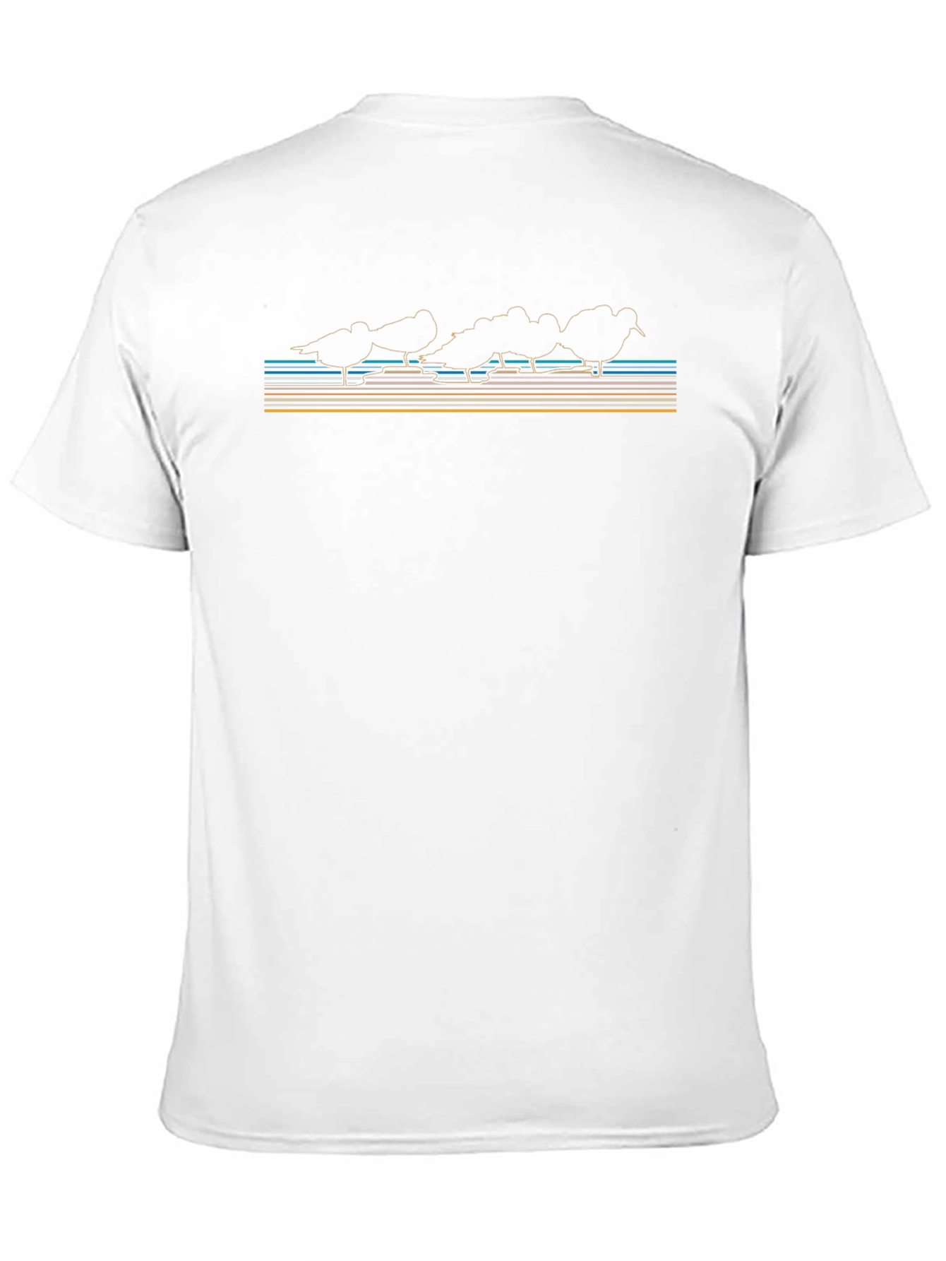 Retro Shorebird Tee - Coastal Style