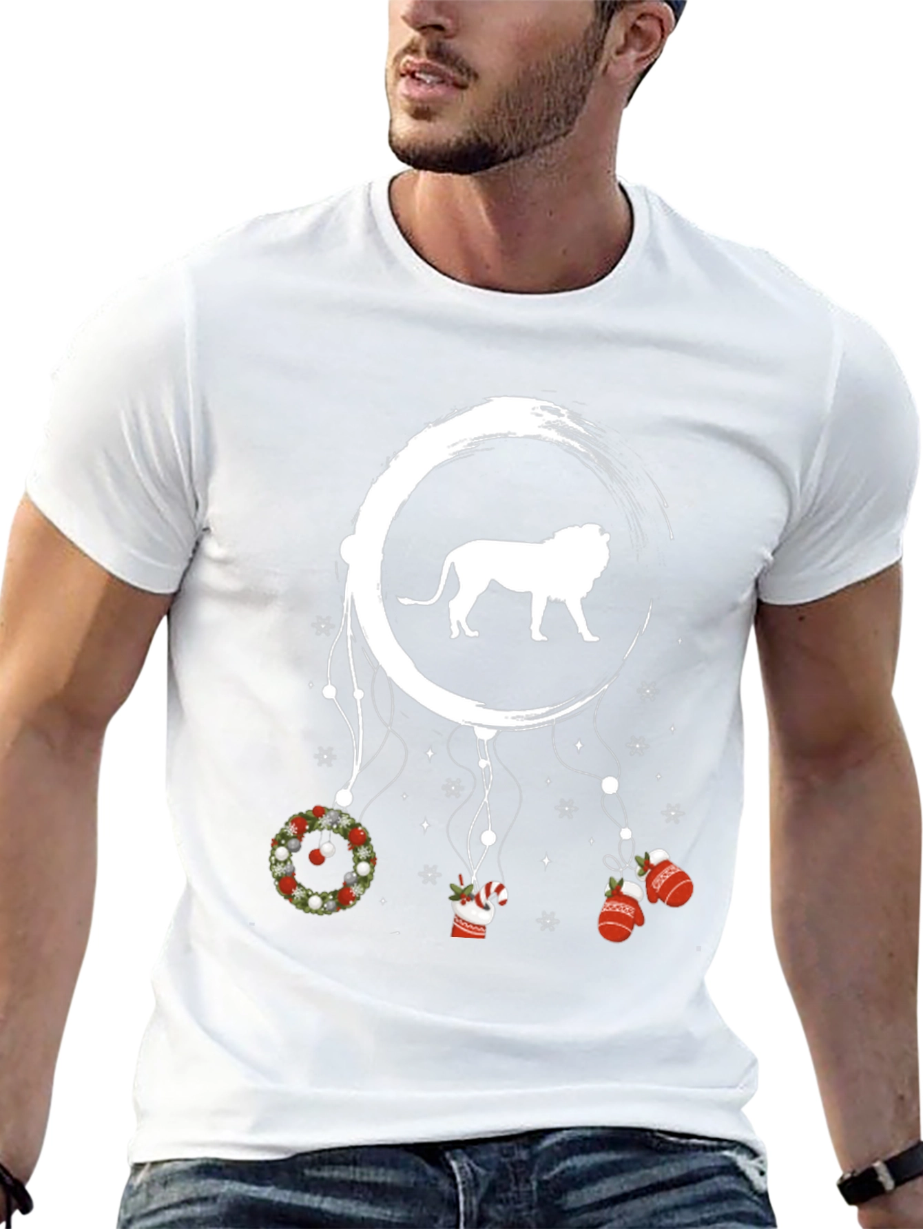 Lion Dreamcatcher Christmas T-Shirt