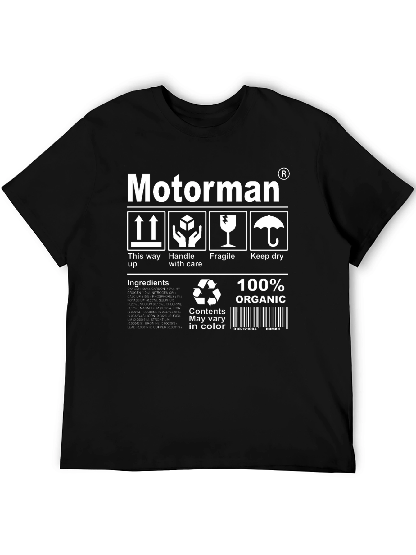 Motorman Organic Cotton T-Shirt
