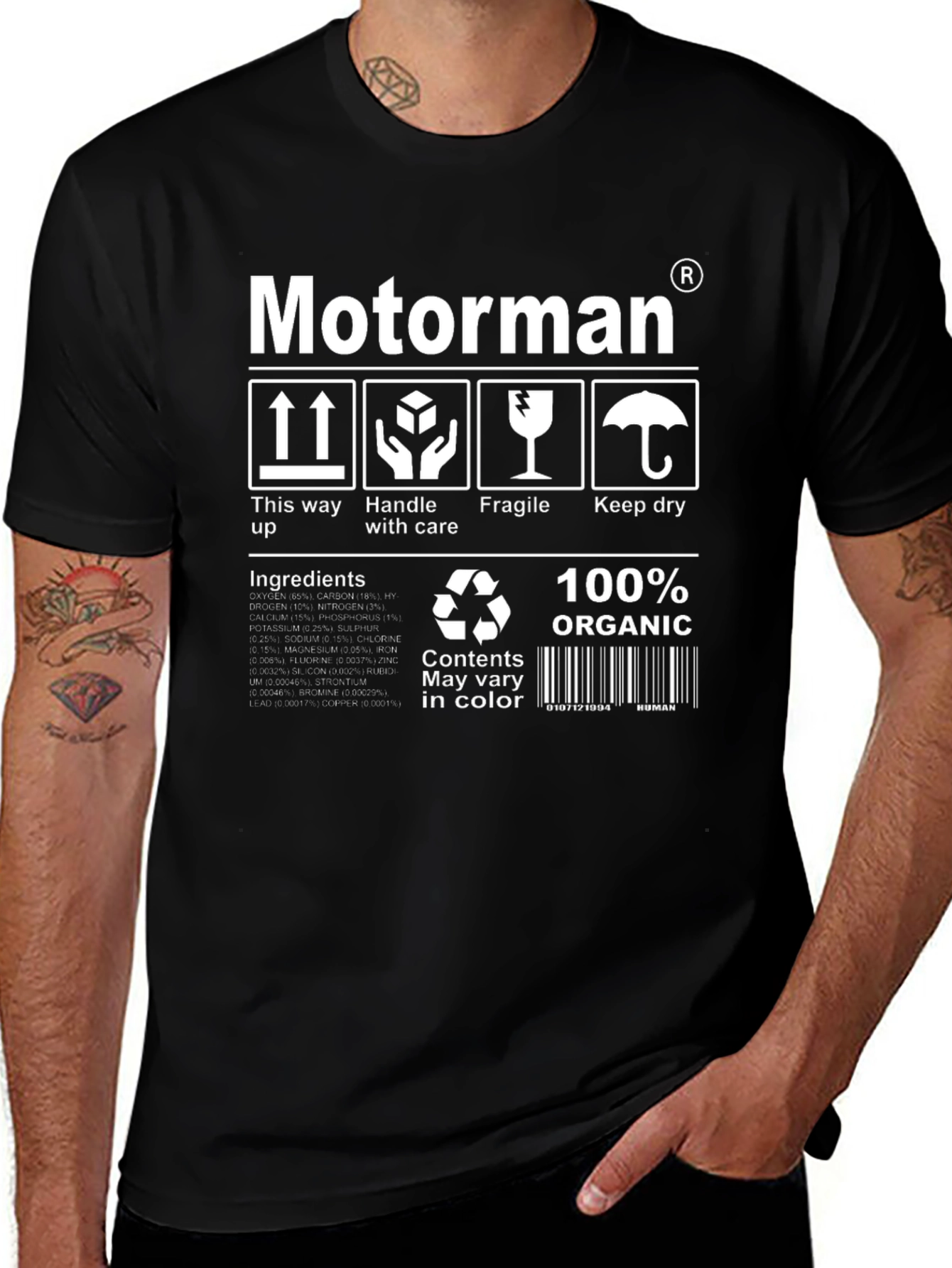 Motorman Organic Cotton T-Shirt