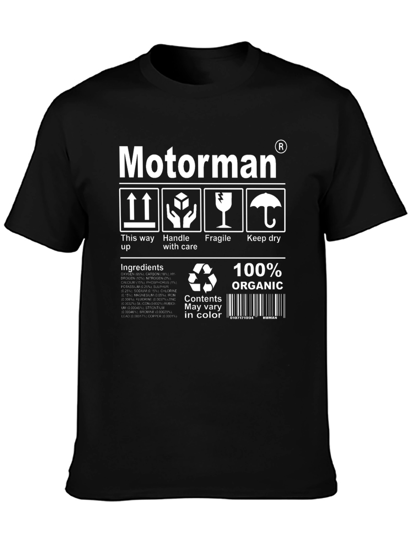 Motorman Organic Cotton T-Shirt