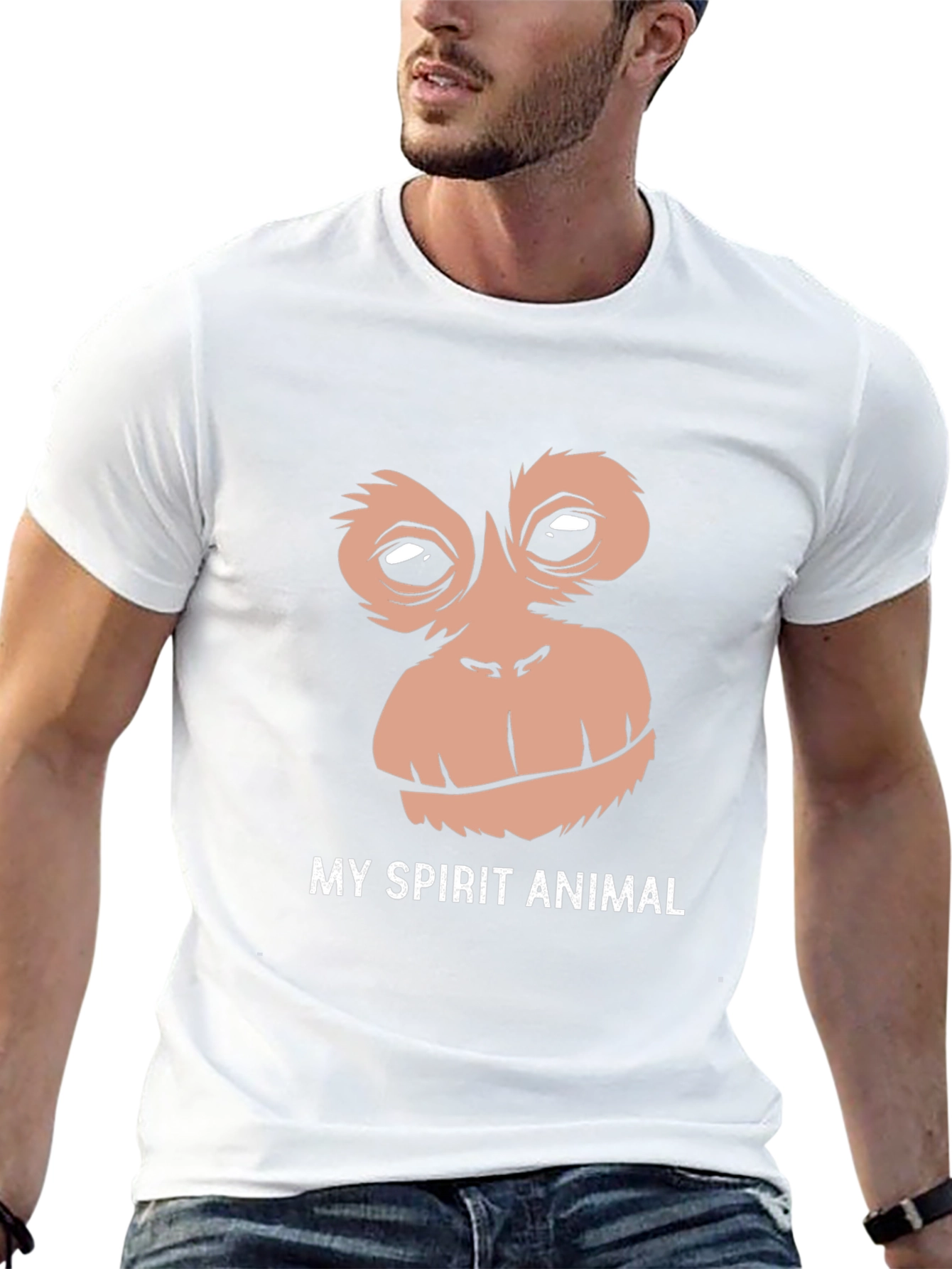 My Spirit Animal Monkey Graphic T-Shirt