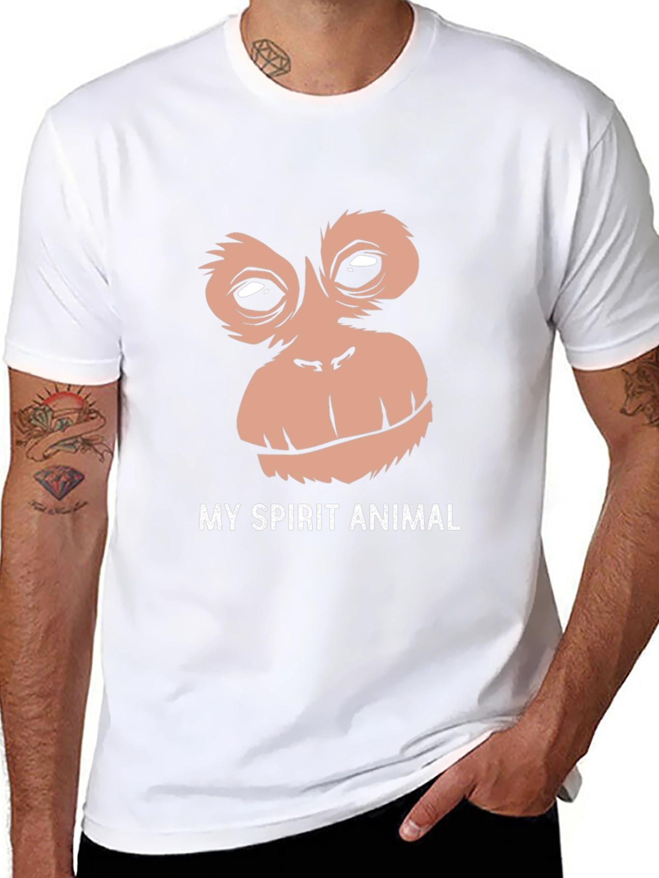 My Spirit Animal Monkey Graphic T-Shirt