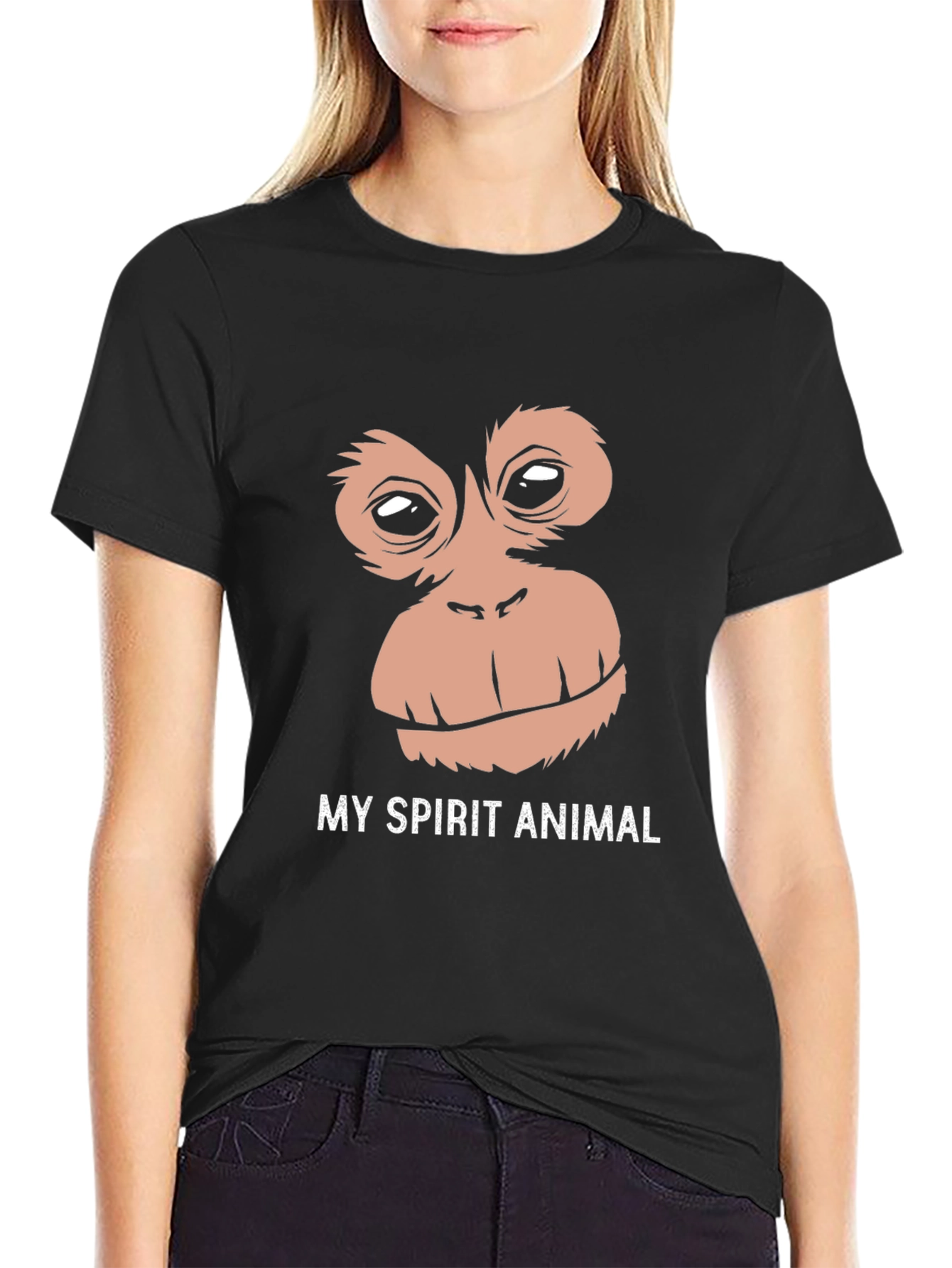 My Spirit Animal Monkey Graphic T-Shirt