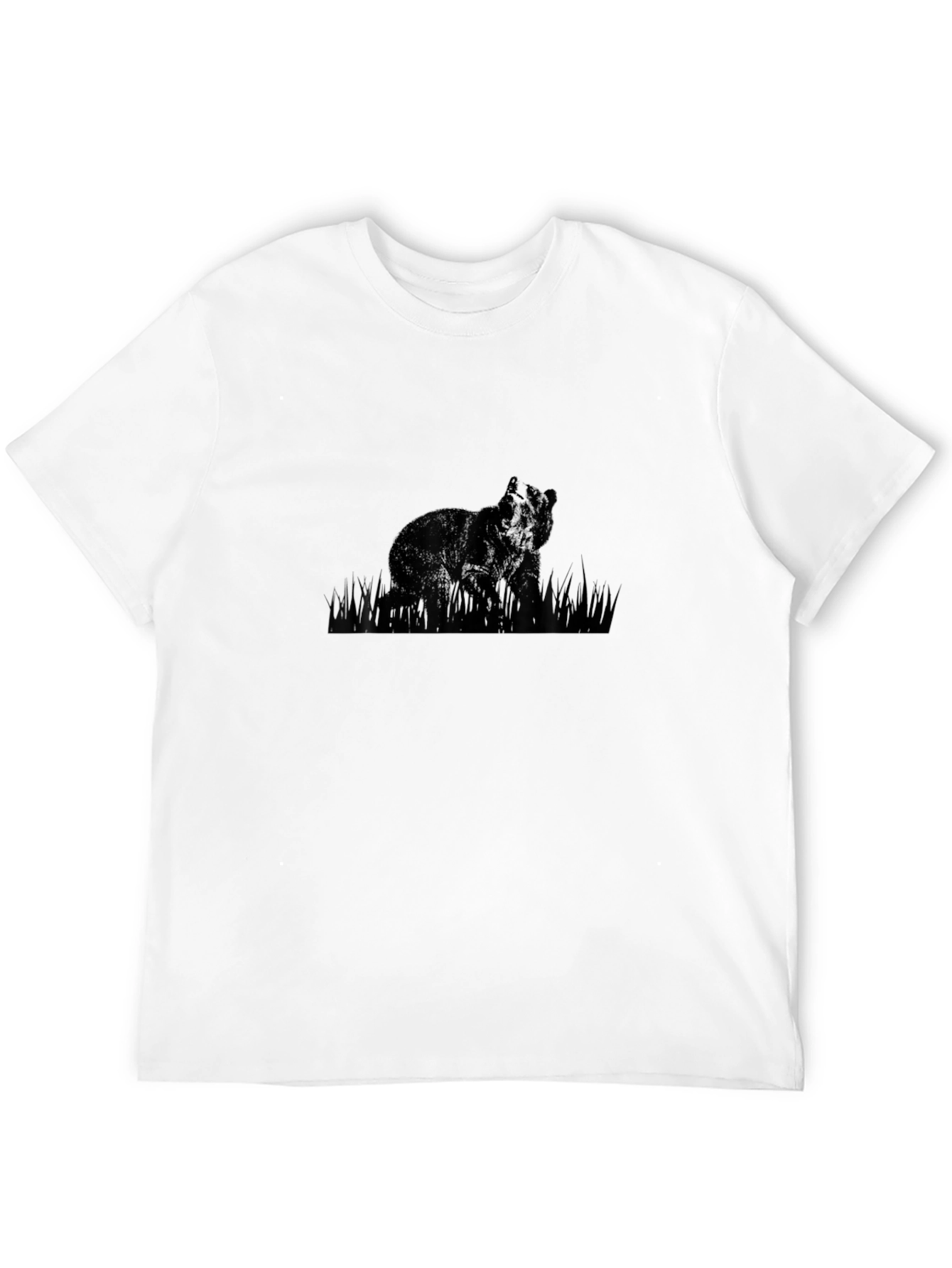 Black Bear Graphic Tee - Stylish Comfort