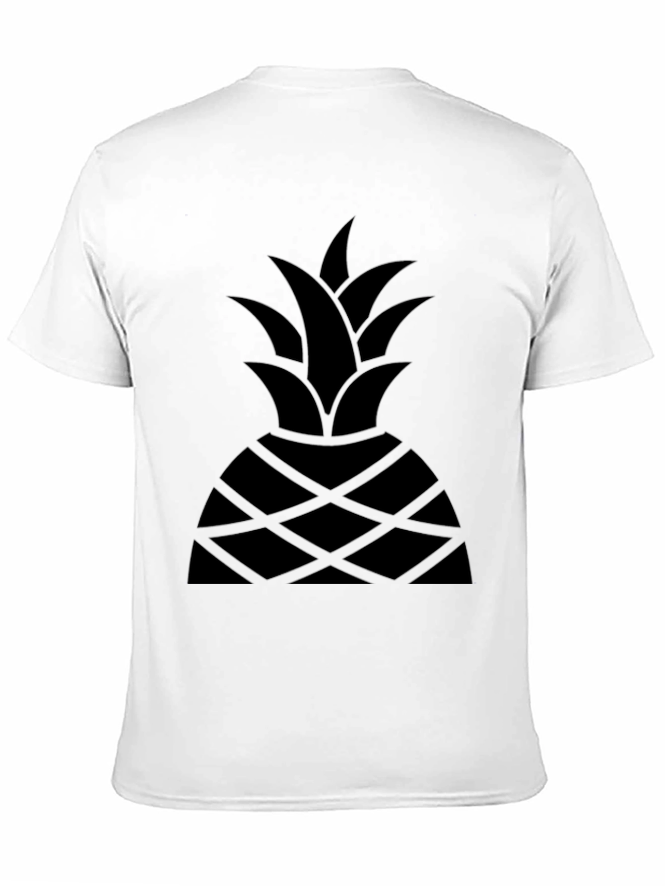 Black Pineapple Graphic T-Shirt - Modern Style