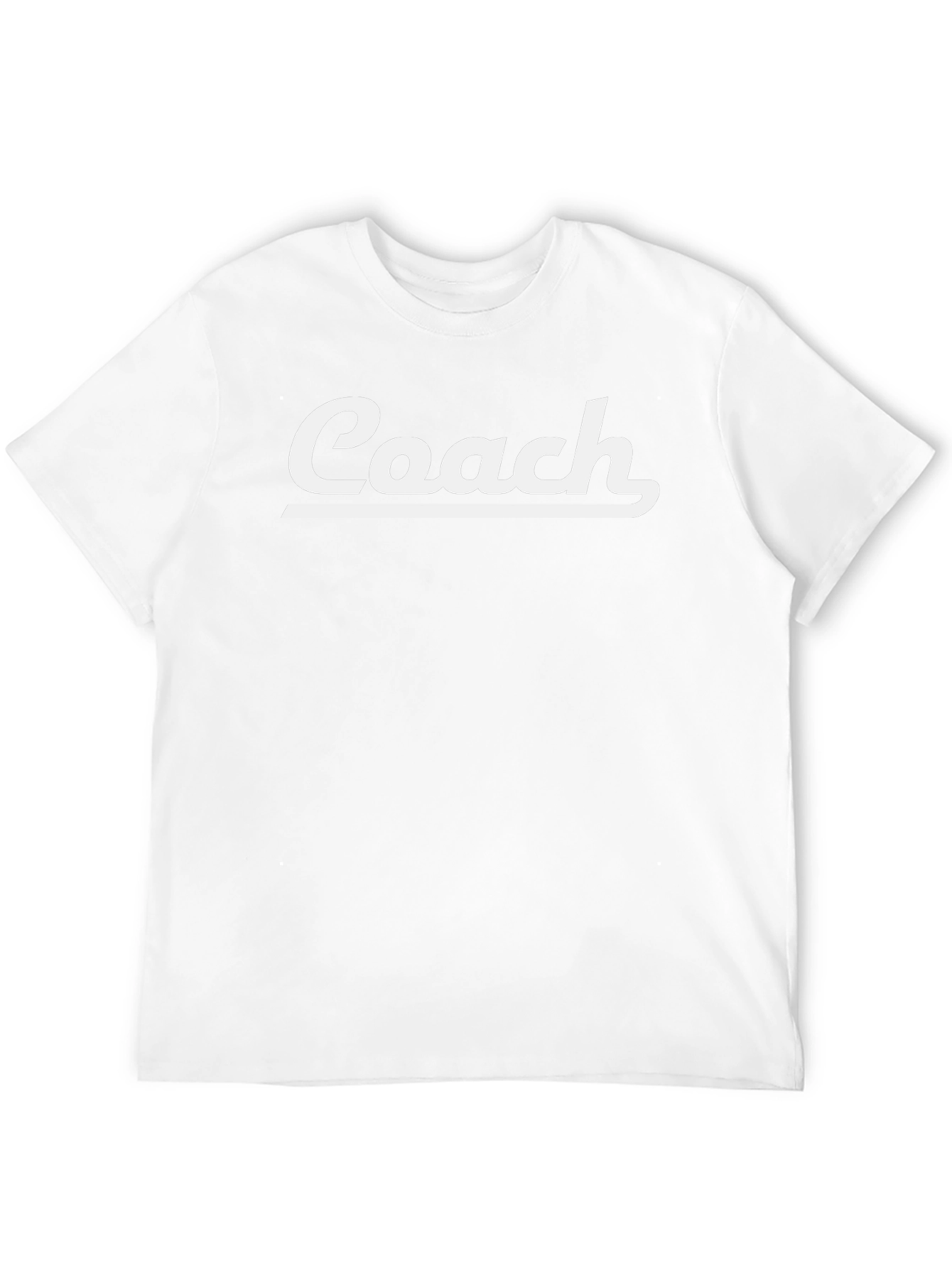 Coach Script T-Shirt - Classic Design