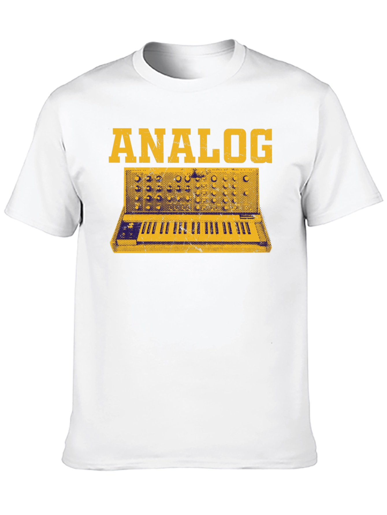 Analog Synth Graphic Tee - Musician T-Shirt