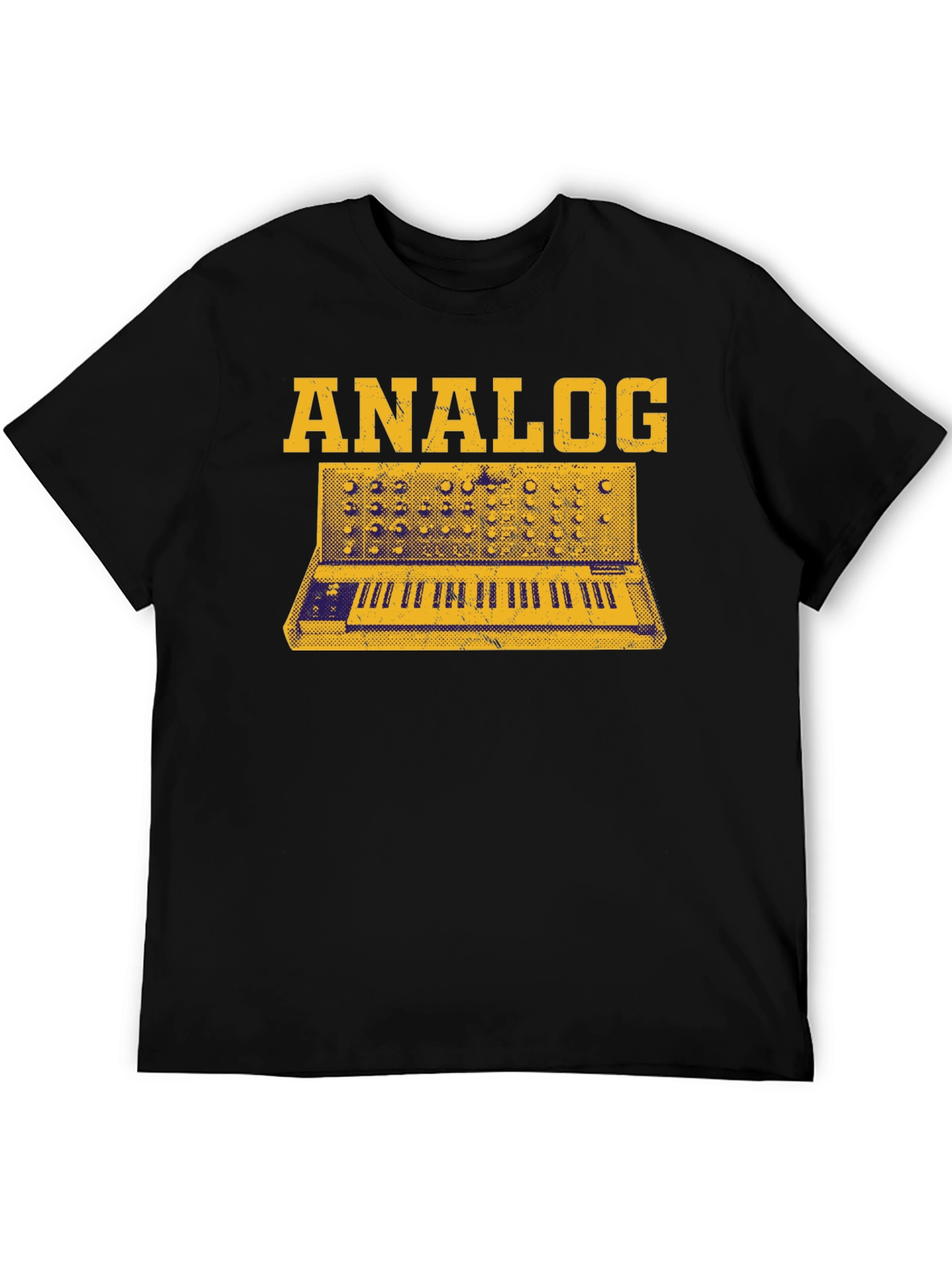 Analog Synth Graphic Tee - Musician T-Shirt