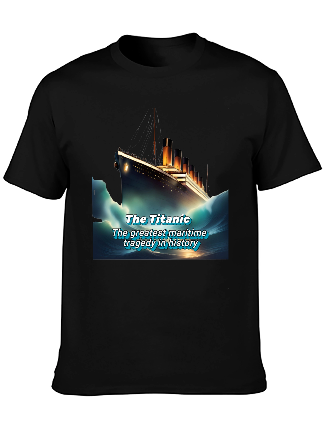 Titanic T-Shirt - Greatest Maritime Tragedy History Tee