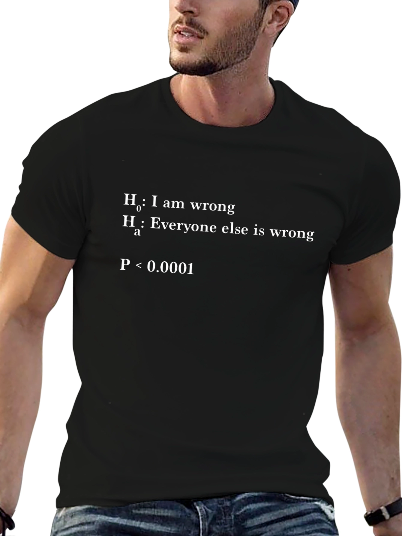 Funny Statistician T-Shirt - Hypothesis Testing Design