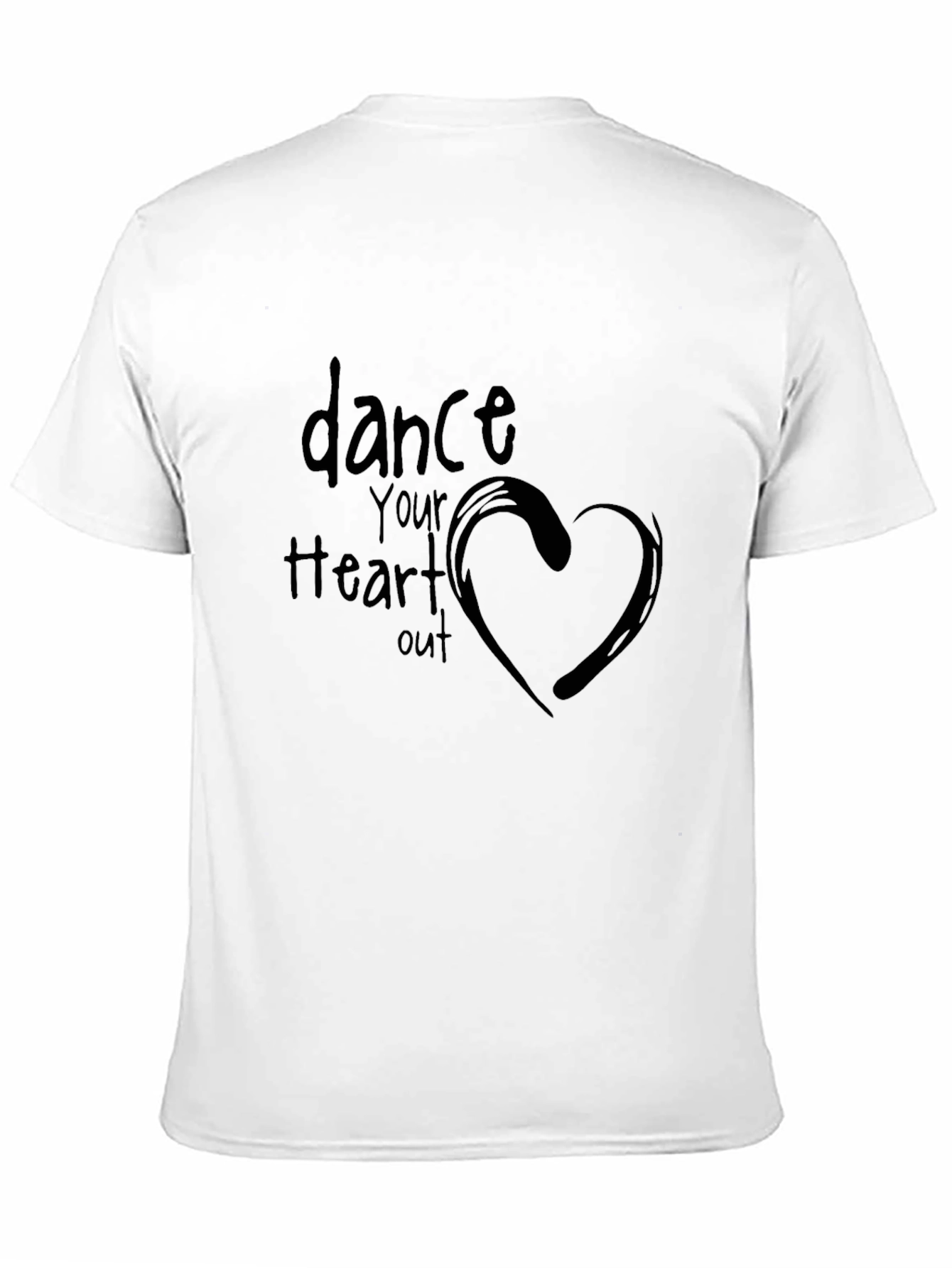 Dance Your Heart Out - Black Graphic Tee
