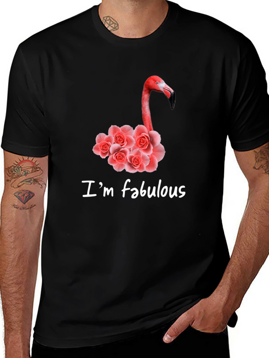Fabulous Flamingo Rose T-Shirt