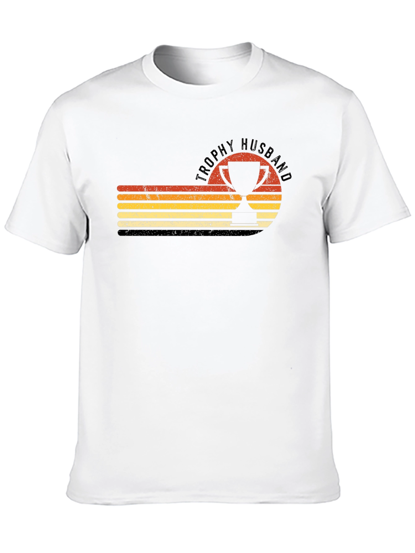 Trophy Husband Graphic Tee - Retro Style