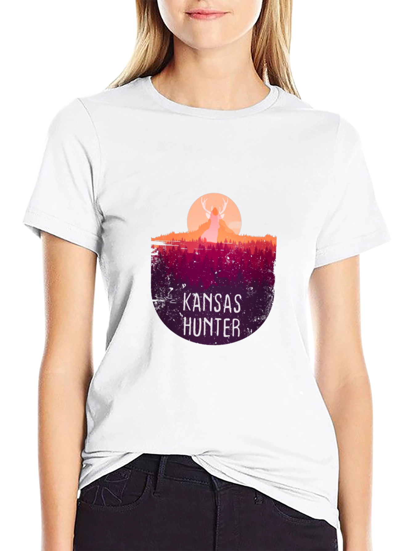 Kansas Hunter Graphic Tee - Wildlife Inspired Design