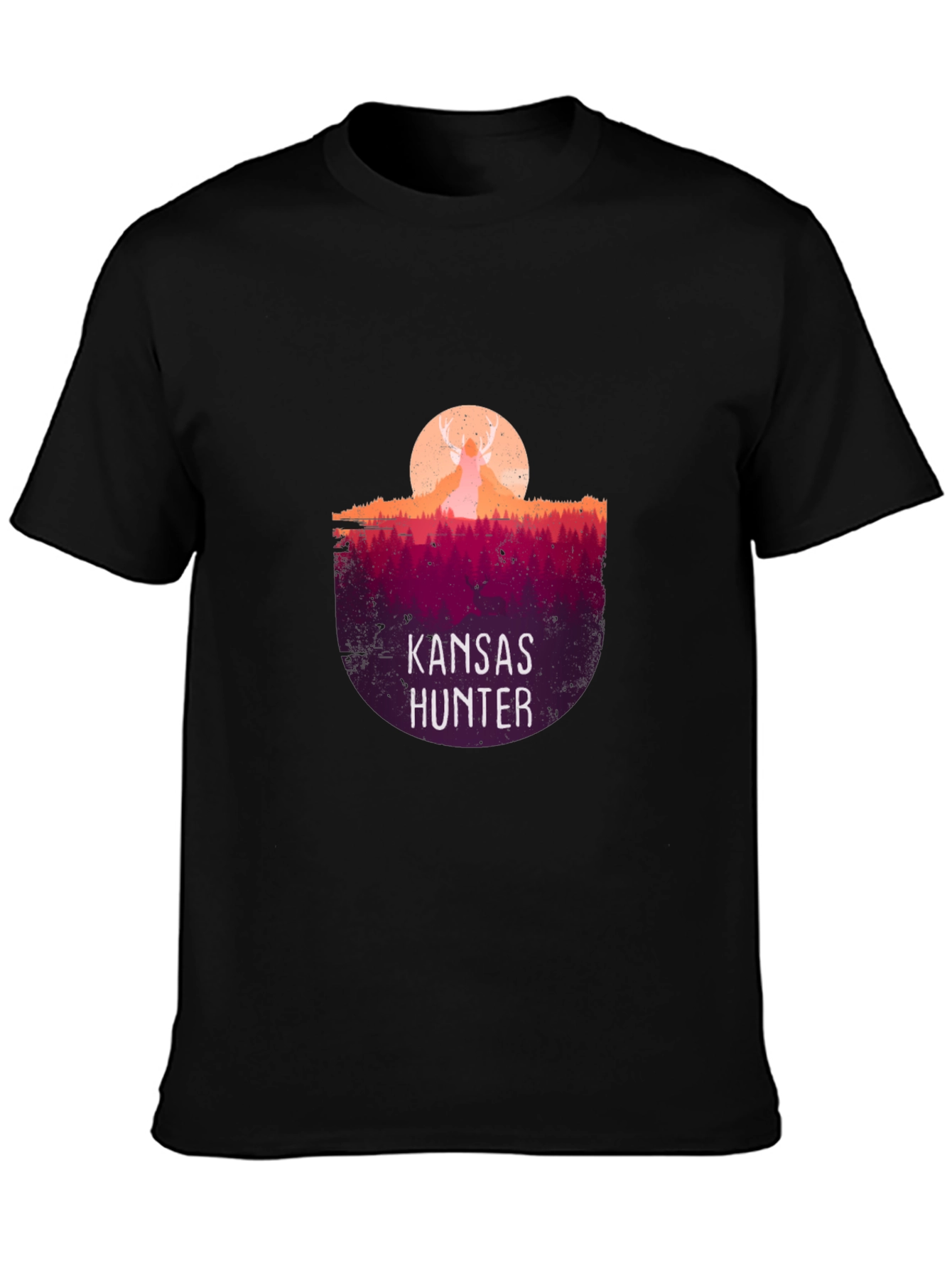 Kansas Hunter Graphic Tee - Wildlife Inspired Design