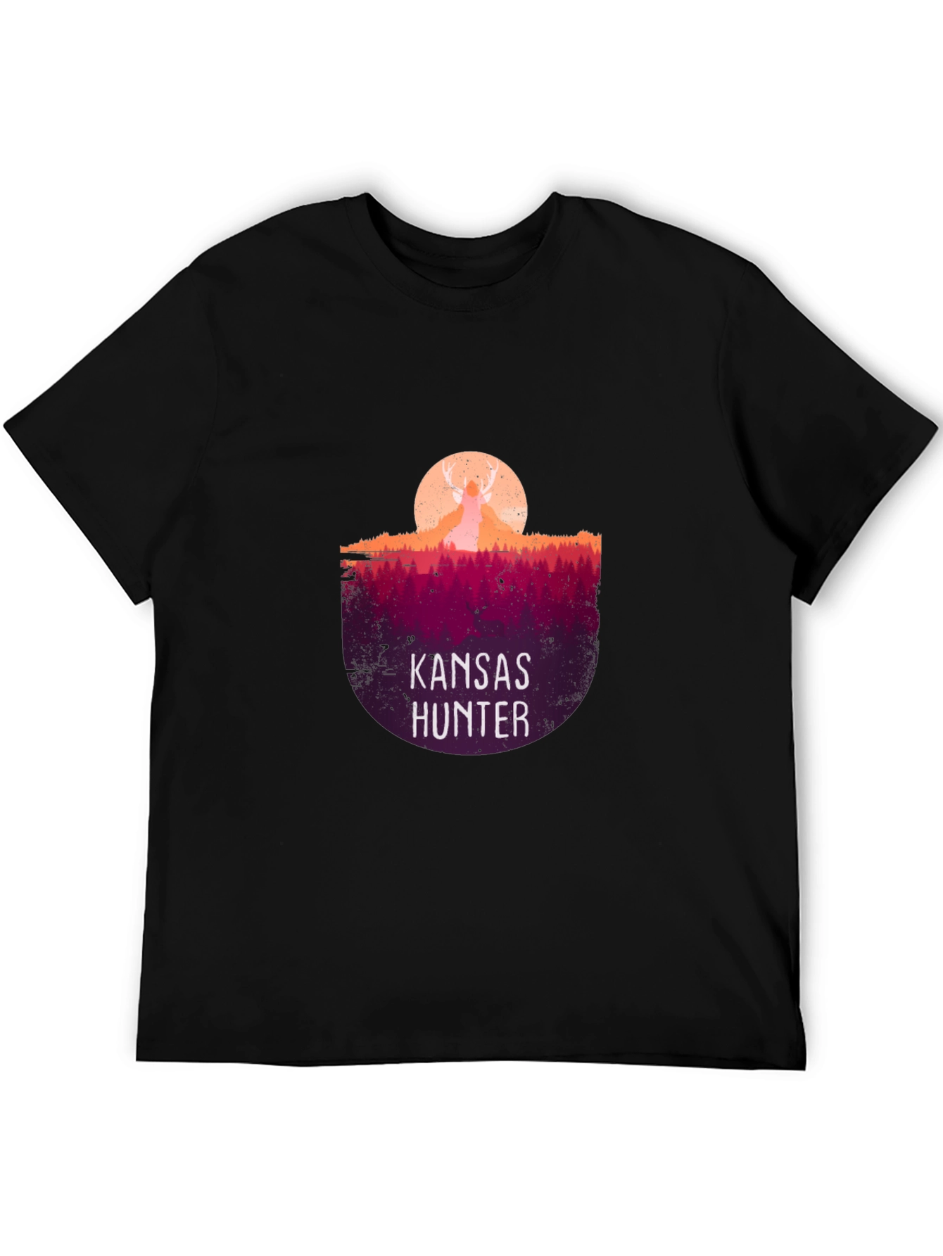 Kansas Hunter Graphic Tee - Wildlife Inspired Design