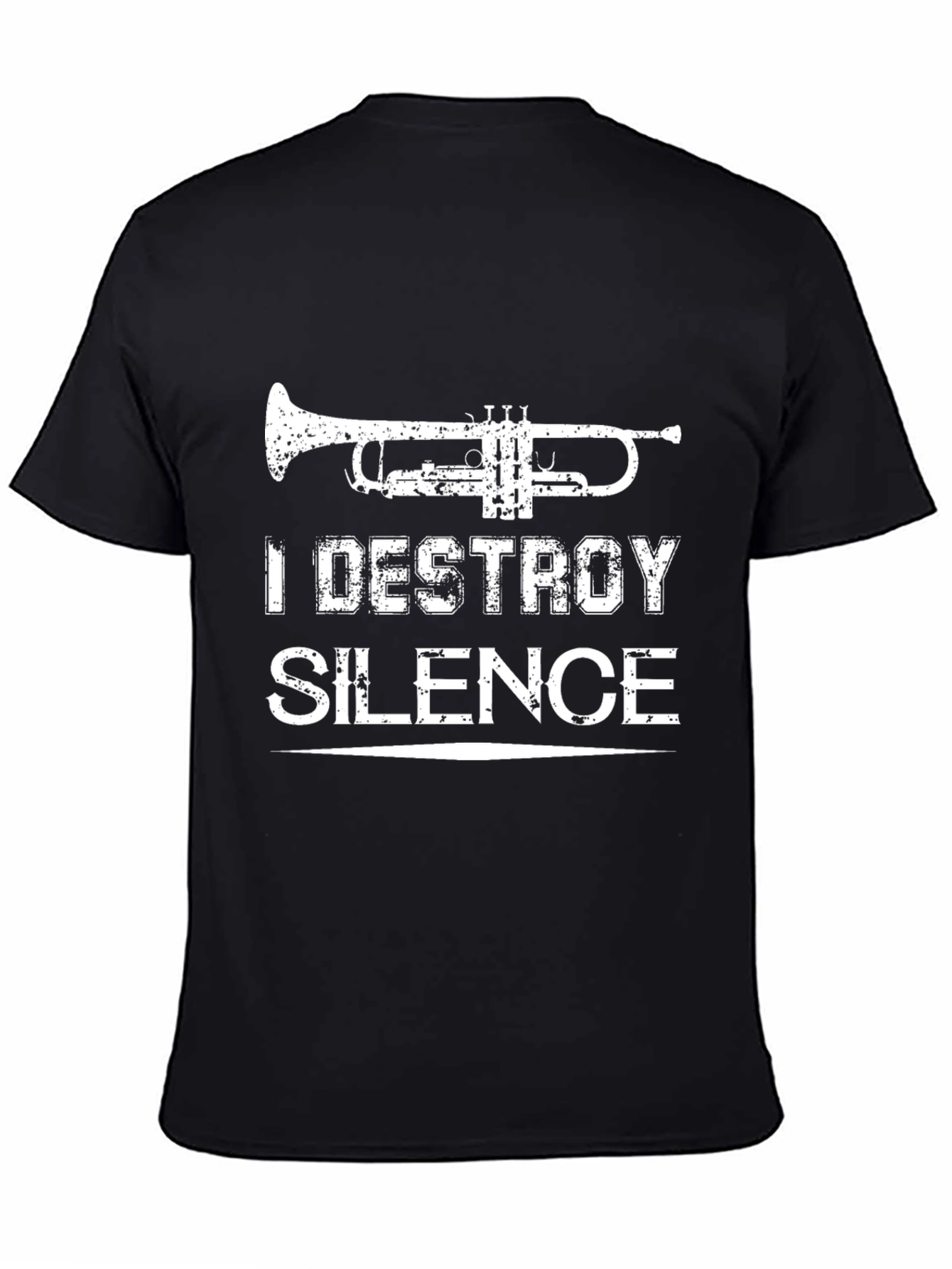 I Destroy Silence Trumpet T-Shirt
