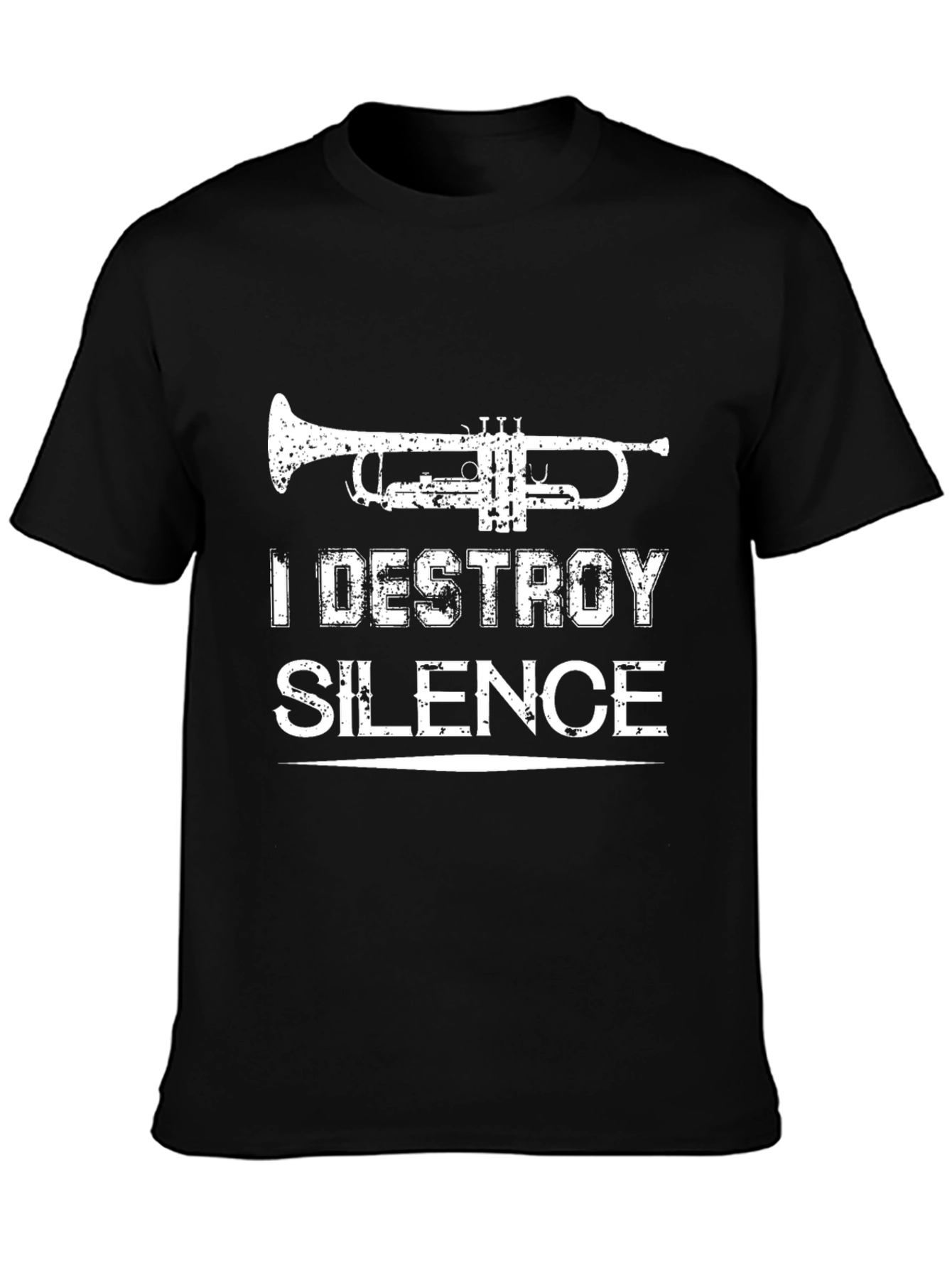 I Destroy Silence Trumpet T-Shirt