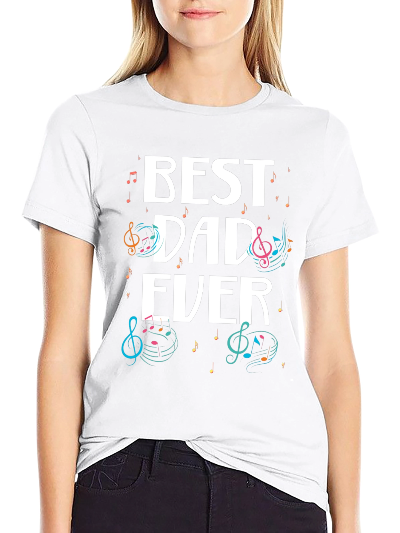 Best Dad Ever Music T-Shirt