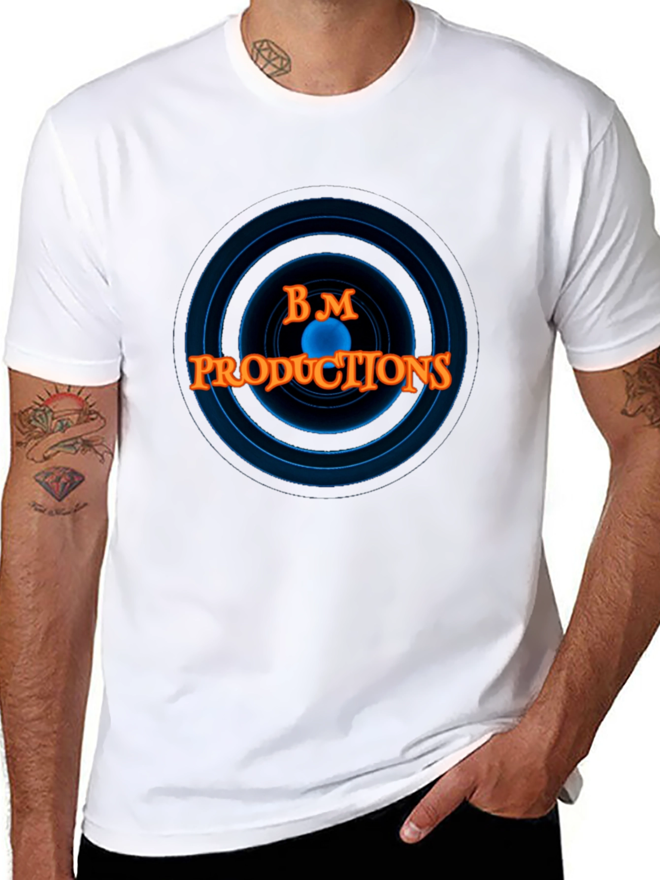 BM Productions T-Shirt - Black Crew Neck