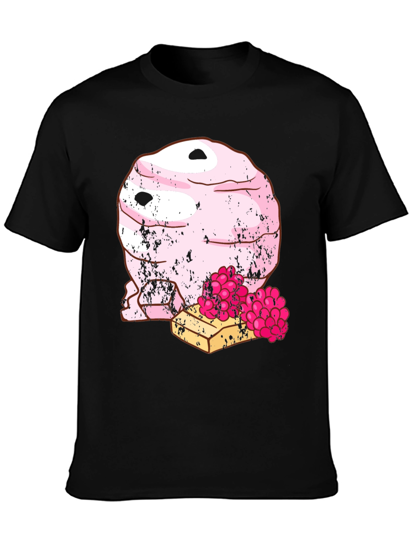 Funny Pink Ice Cream Dessert Graphic T-Shirt