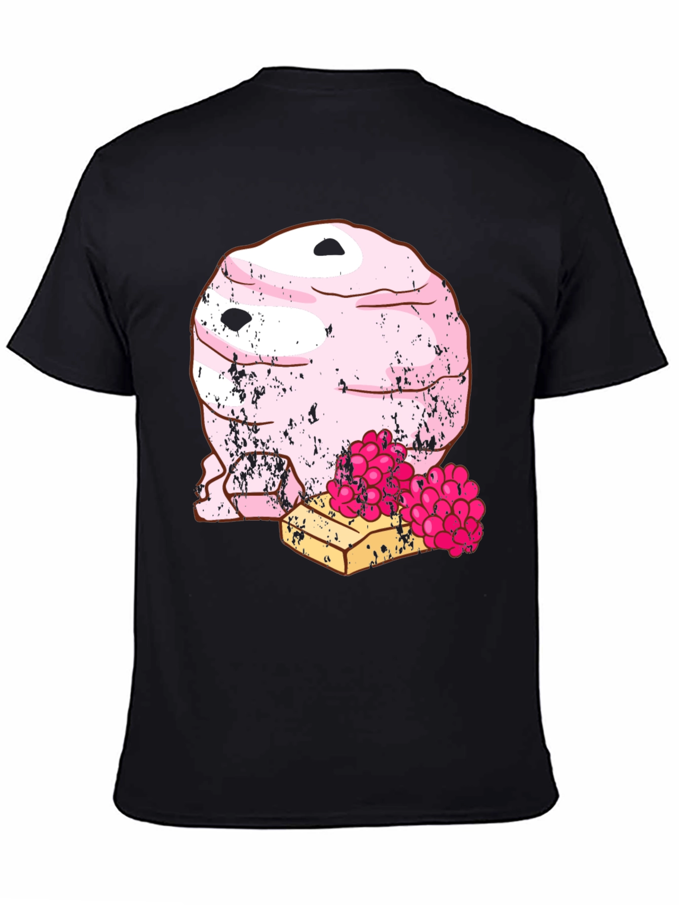 Funny Pink Ice Cream Dessert Graphic T-Shirt