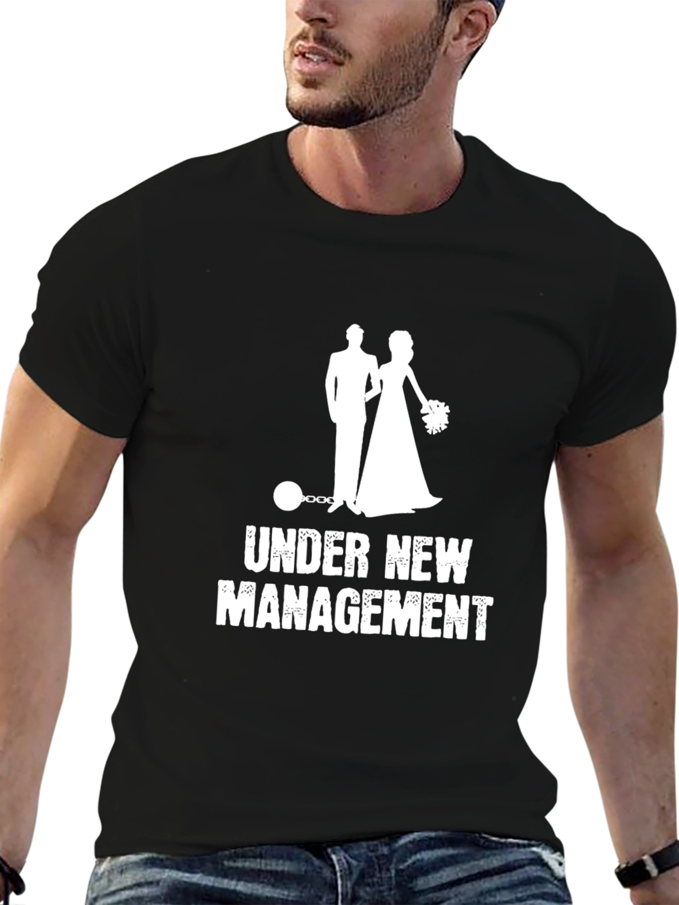 Under New Management T-Shirt Groom Humor