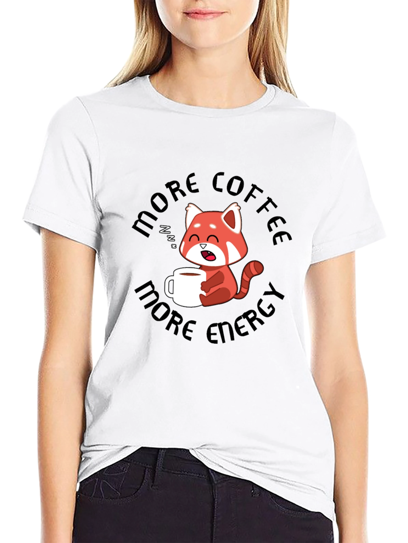 More Coffee More Energy Graphic T-Shirt