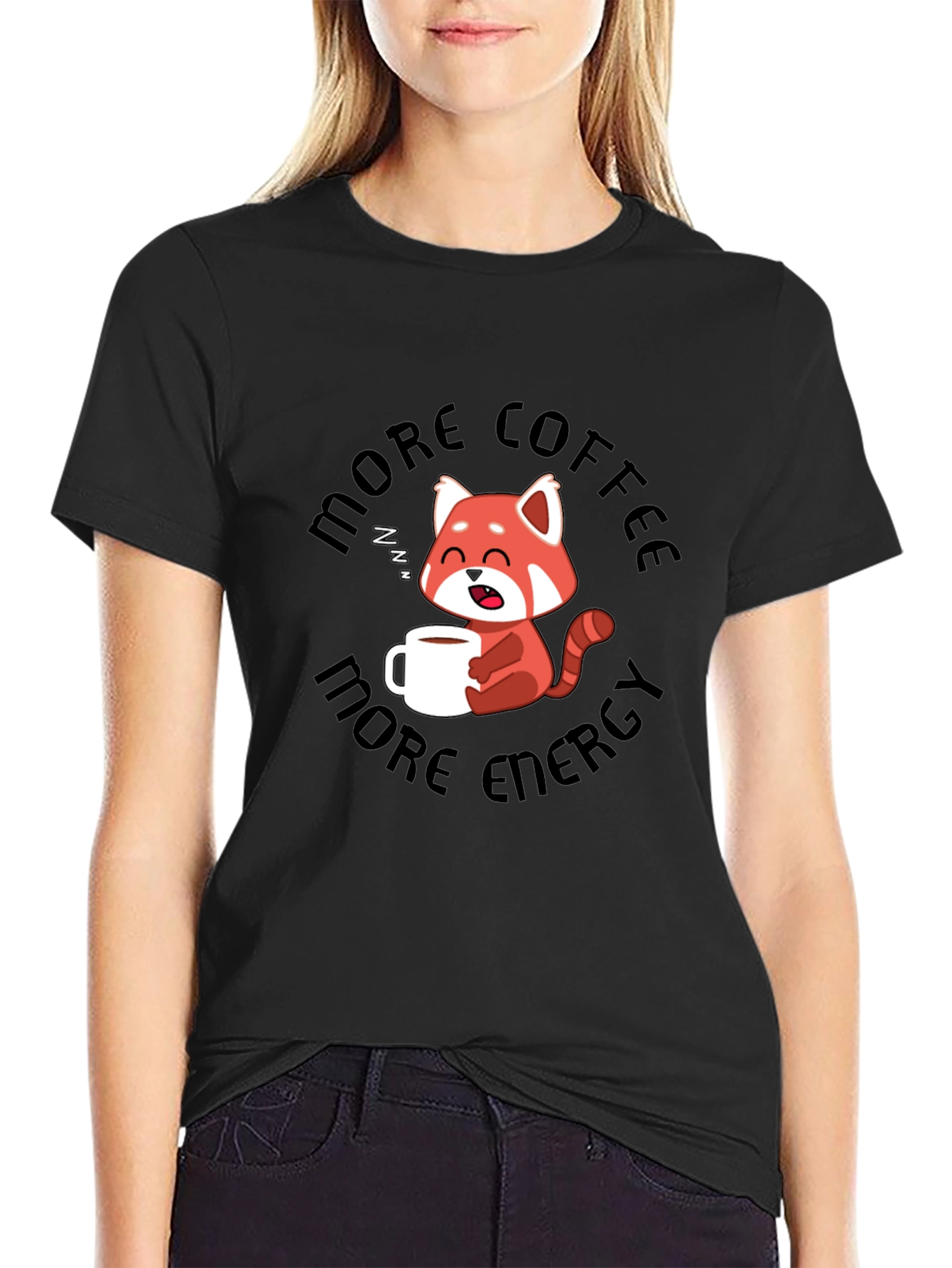 More Coffee More Energy Graphic T-Shirt