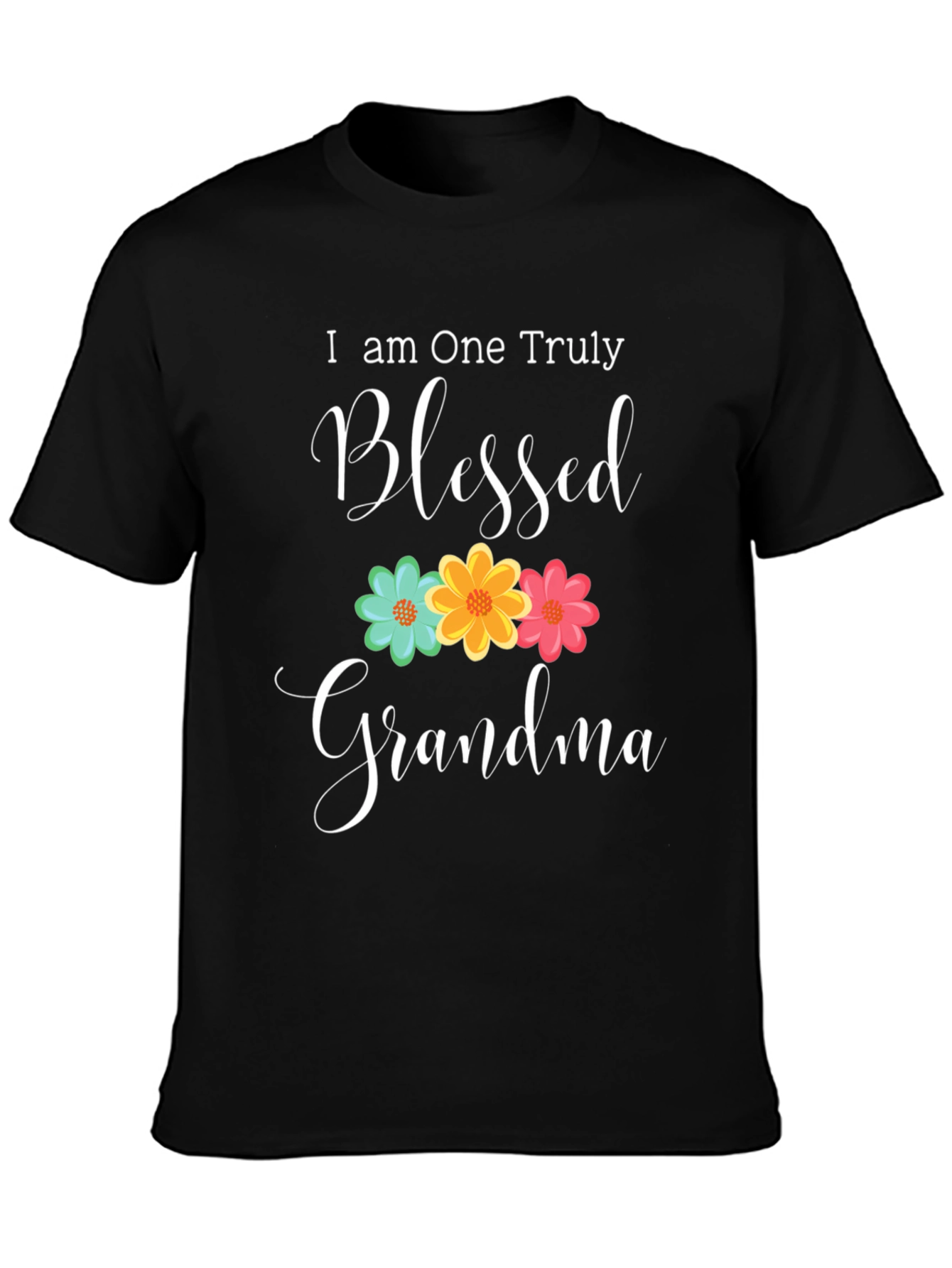 Blessed Grandma Floral Graphic Tee