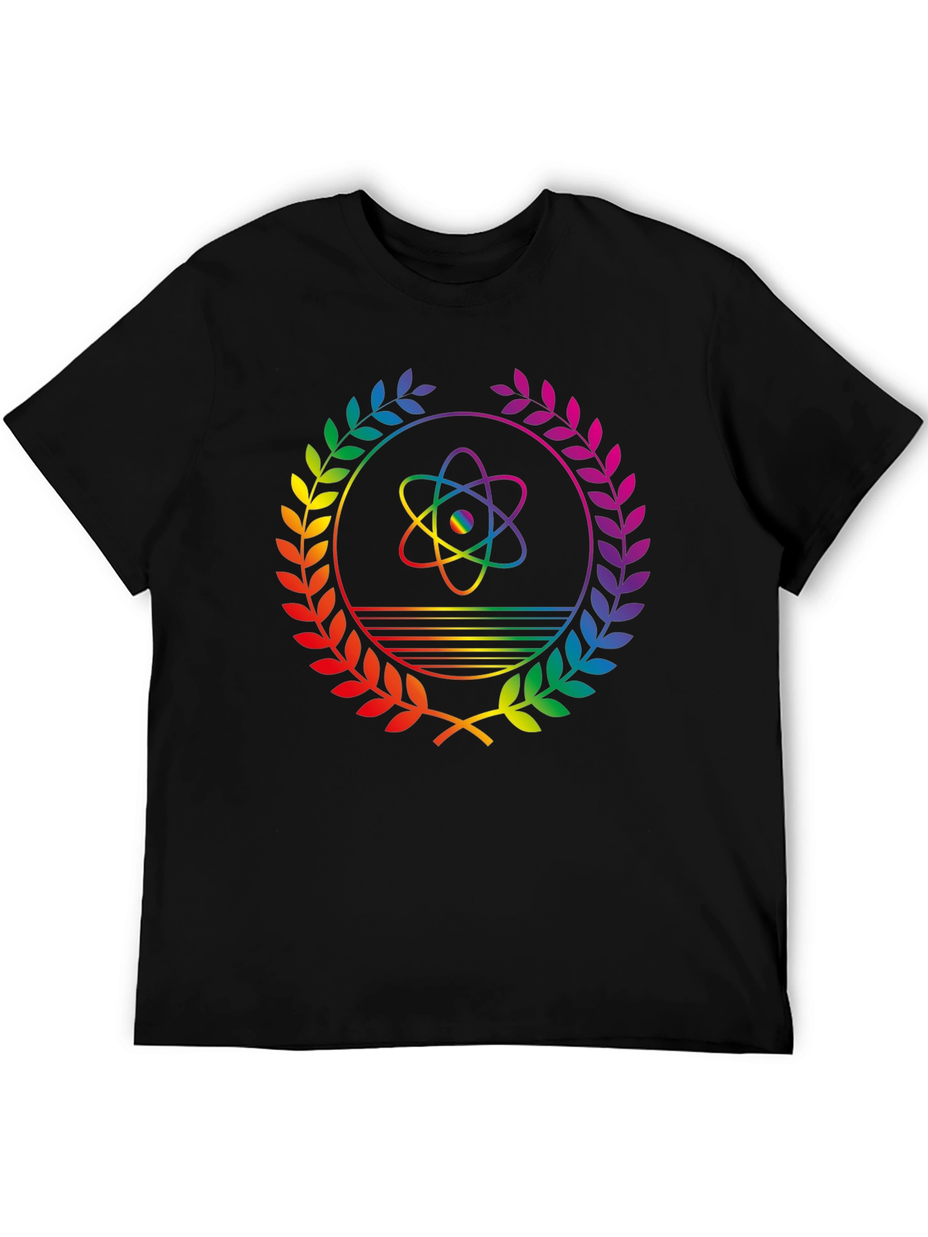 Rainbow Atom Science T-Shirt - Pride Graphic Tee