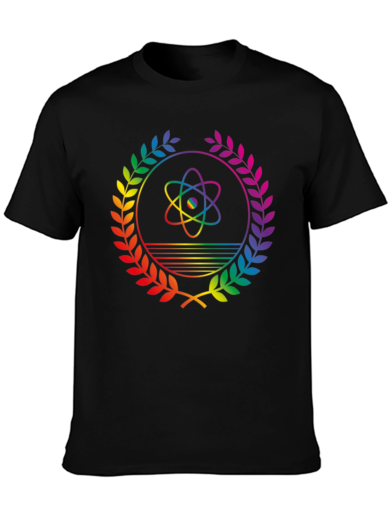 Rainbow Atom Science T-Shirt - Pride Graphic Tee