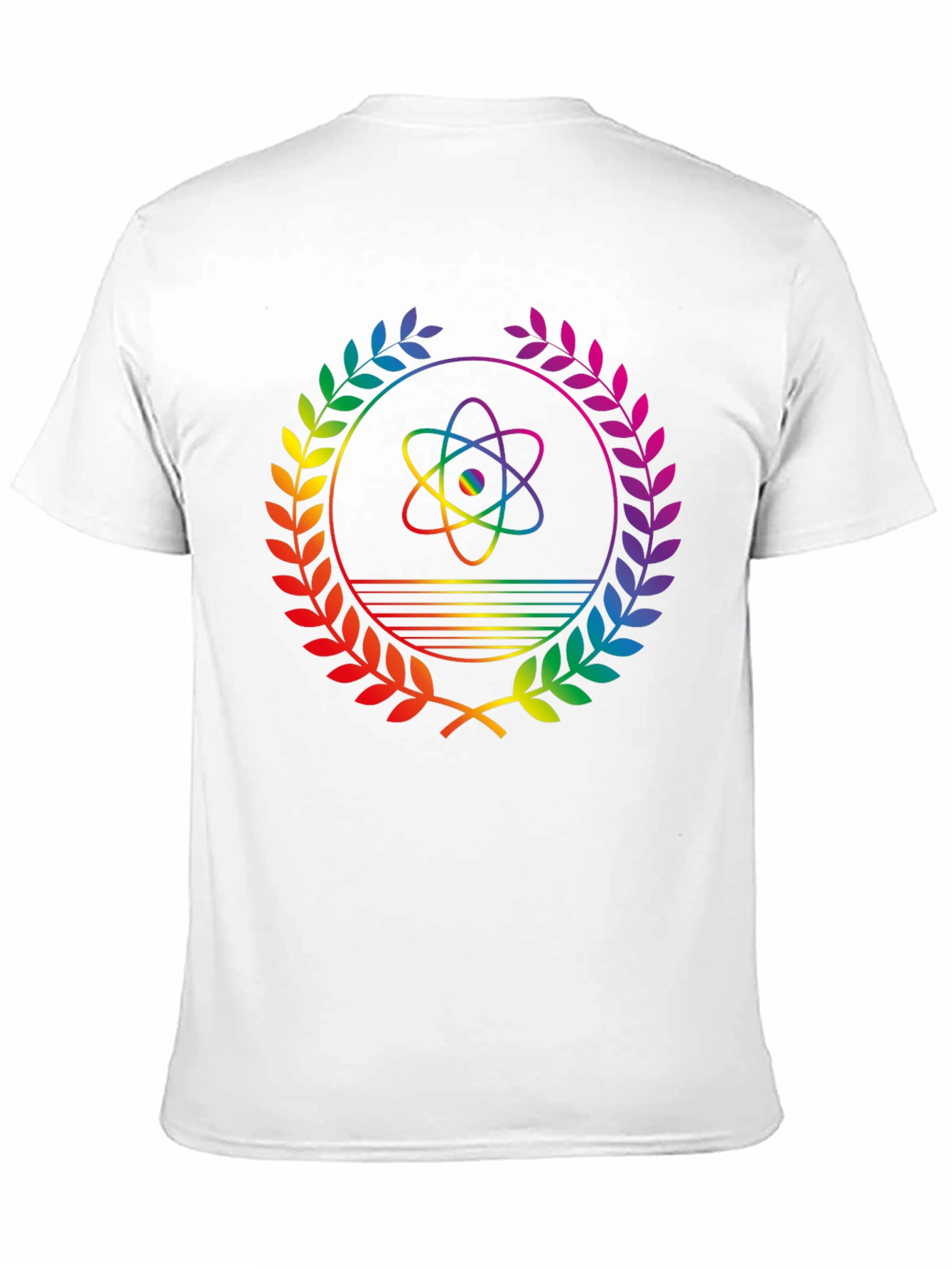 Rainbow Atom Science T-Shirt - Pride Graphic Tee