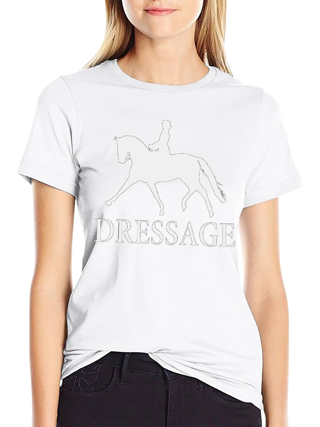 Dressage Horse Lover T-Shirt - Equestrian Rider Gift