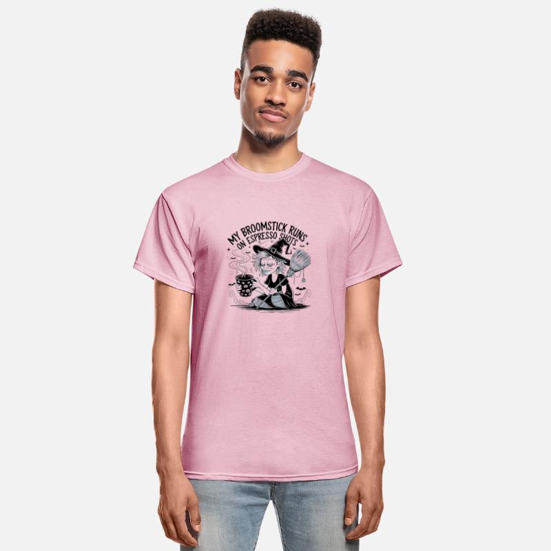 Halloween t shirt design with funny witch tee