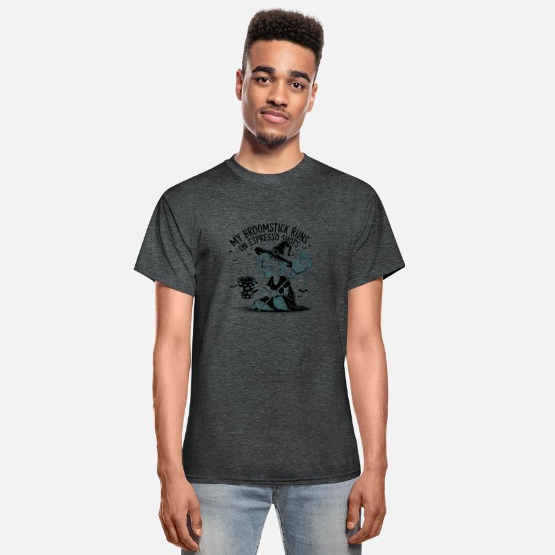 Halloween t shirt design with funny witch tee