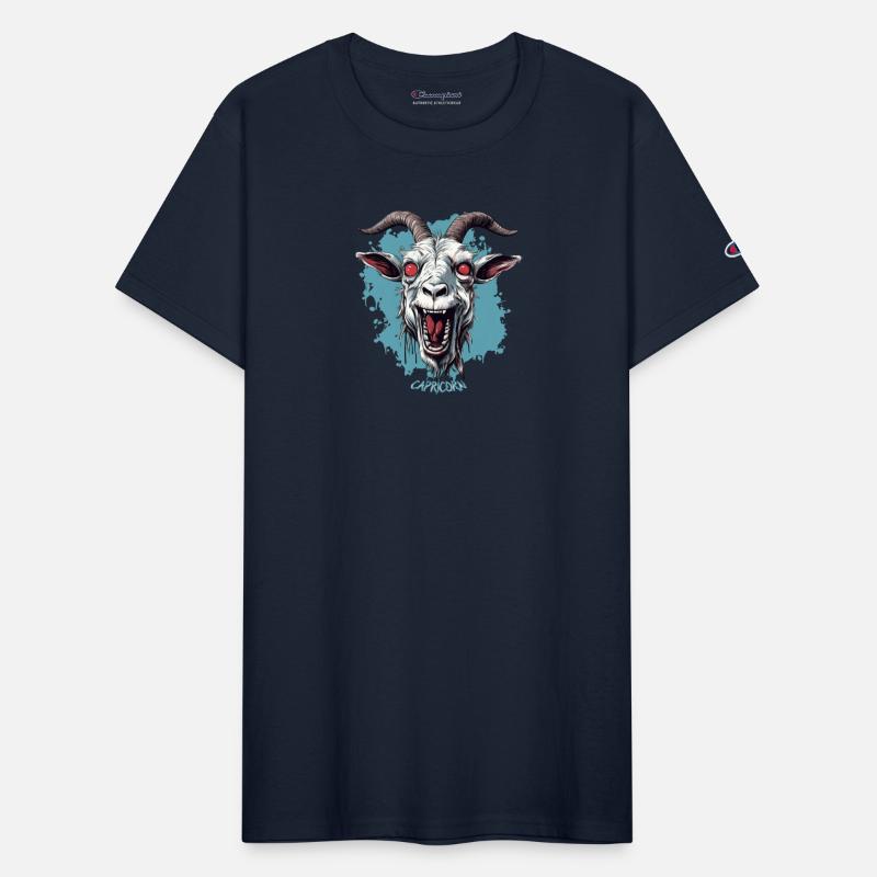 Halloween Zombie Capricorn Zodiac Sign
