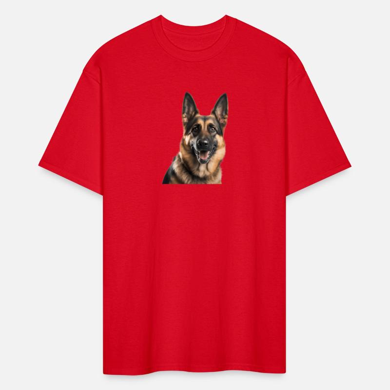 Happy Black And Tan Ger Shepherd Alsatian
