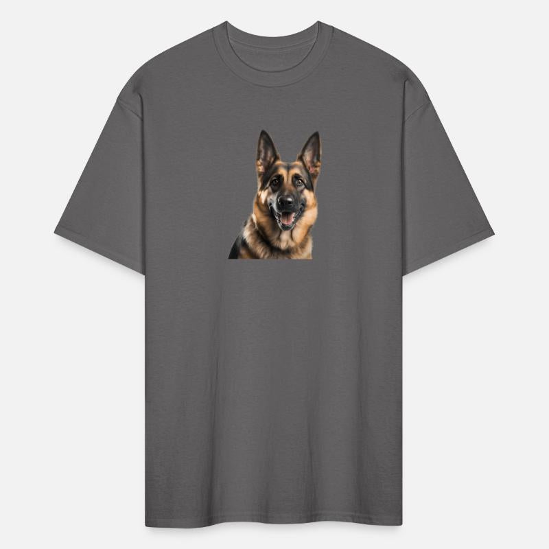 Happy Black And Tan Ger Shepherd Alsatian