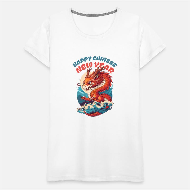 Happy Chinese New Year: Playful Little Dragon