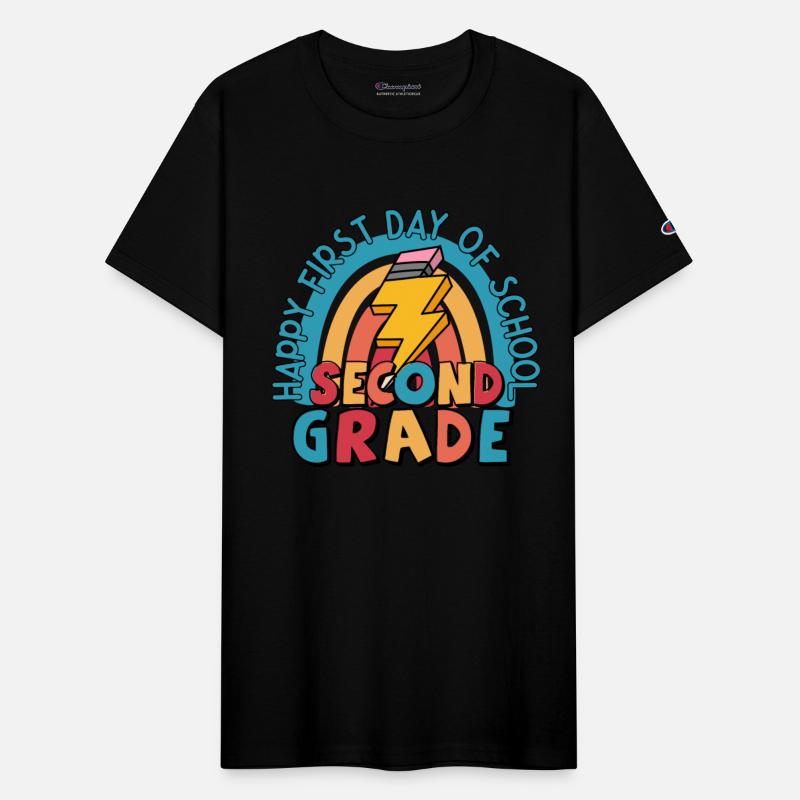 happy first day of school rainbow 2nd Grade