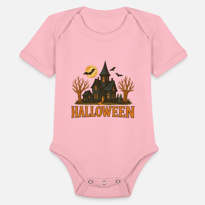 Haunted Mansion Halloween Illustration