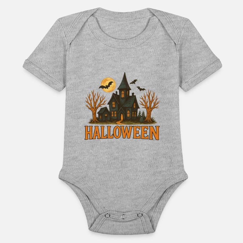 Haunted Mansion Halloween Illustration