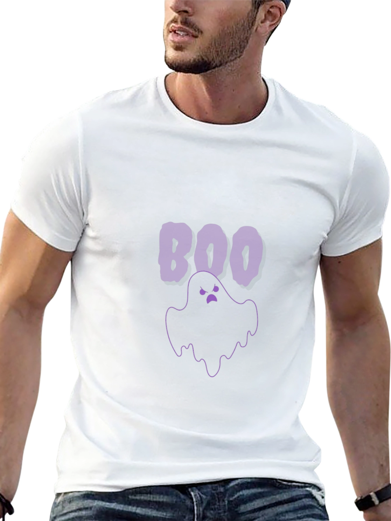 Boo Ghost T-Shirt - Halloween Spooky Season