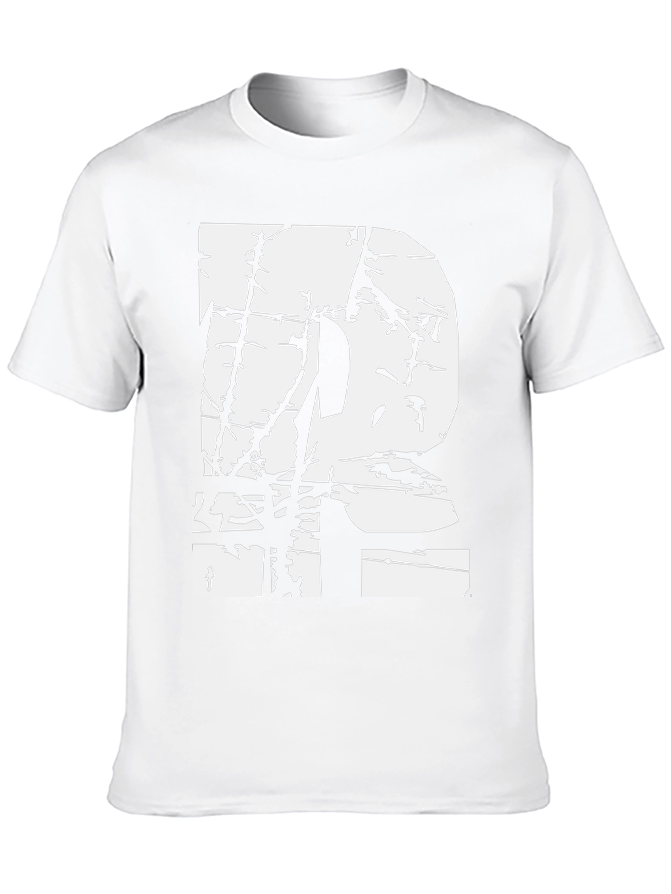 Distressed Letter R Graphic Tee