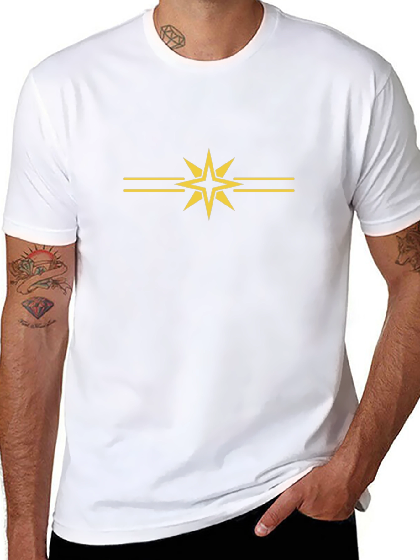 Star Graphic Black T-Shirt